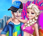 Elsa ve Anna Hip Hop Tarzı